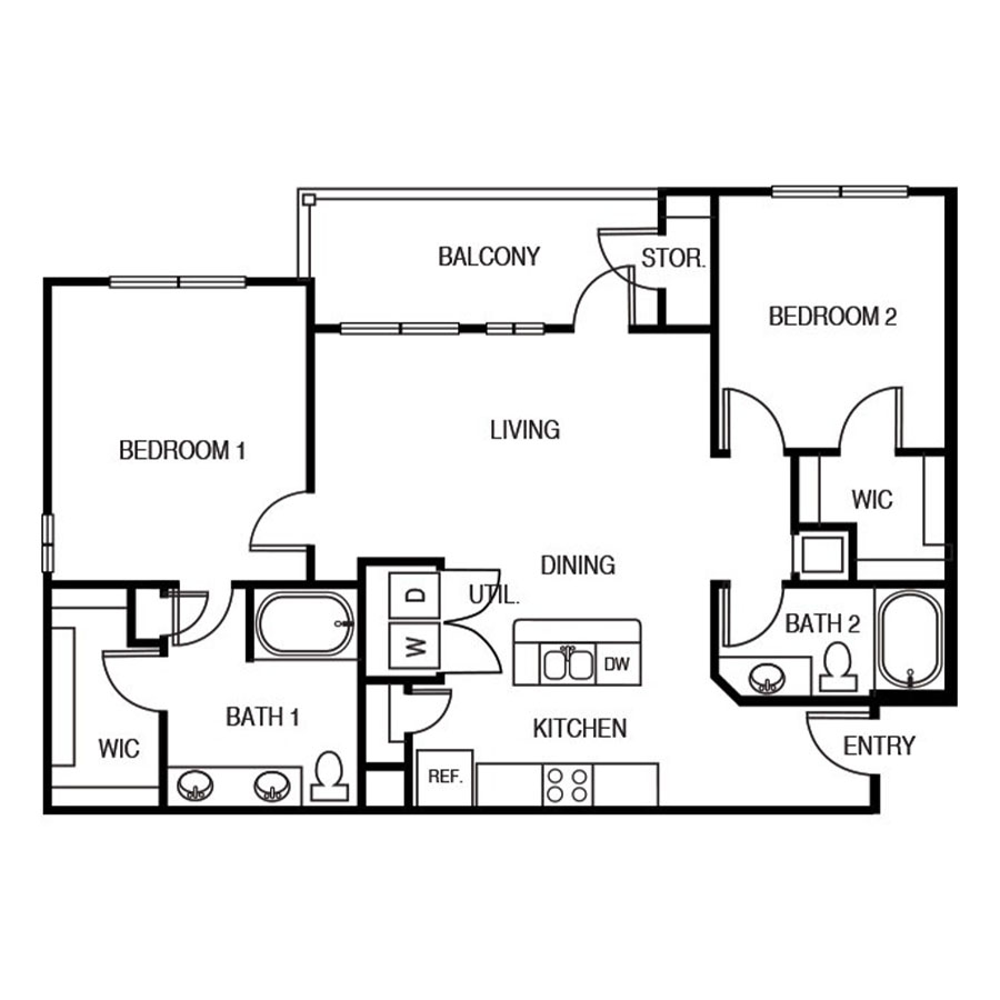 The Texas Oak floor plan
