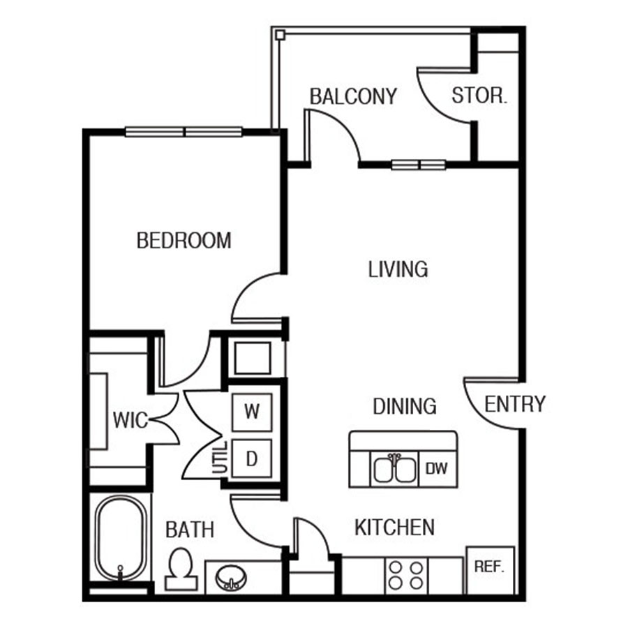 The Persimmon floor plan