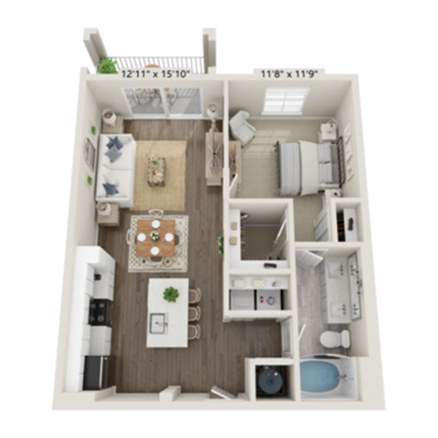 A1 floor plan