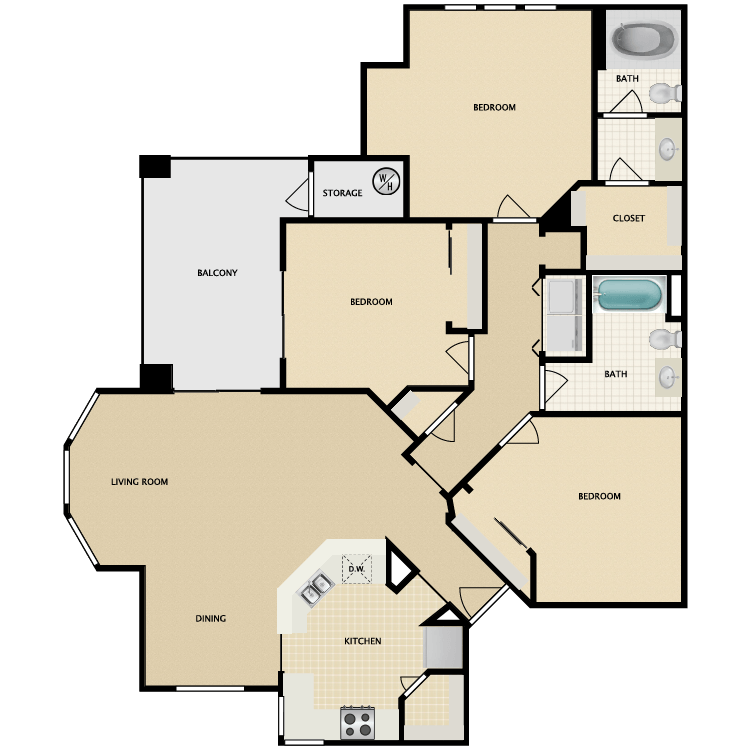 Corniche floor plan