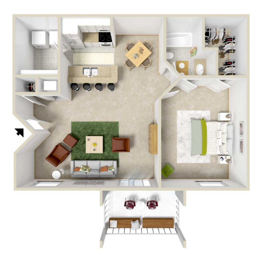 Isla floor plan