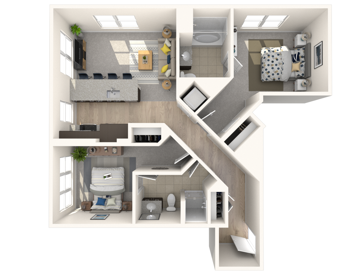 B6 floor plan