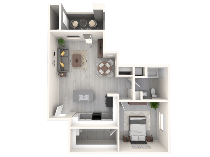 Apache floor plan