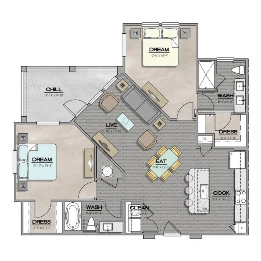 B2 floor plan