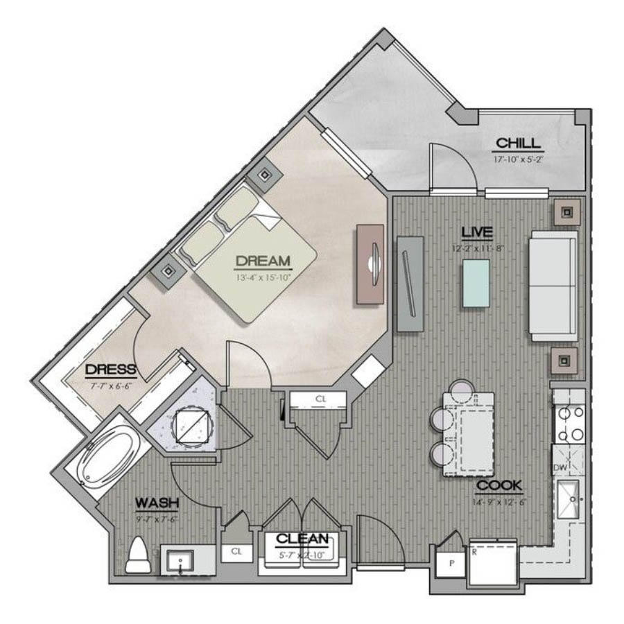 A2 floor plan