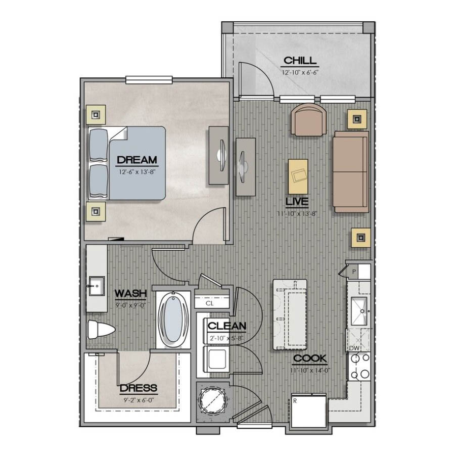 A1 floor plan