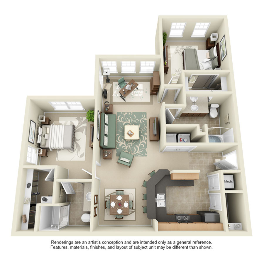 Bordeaux floor plan