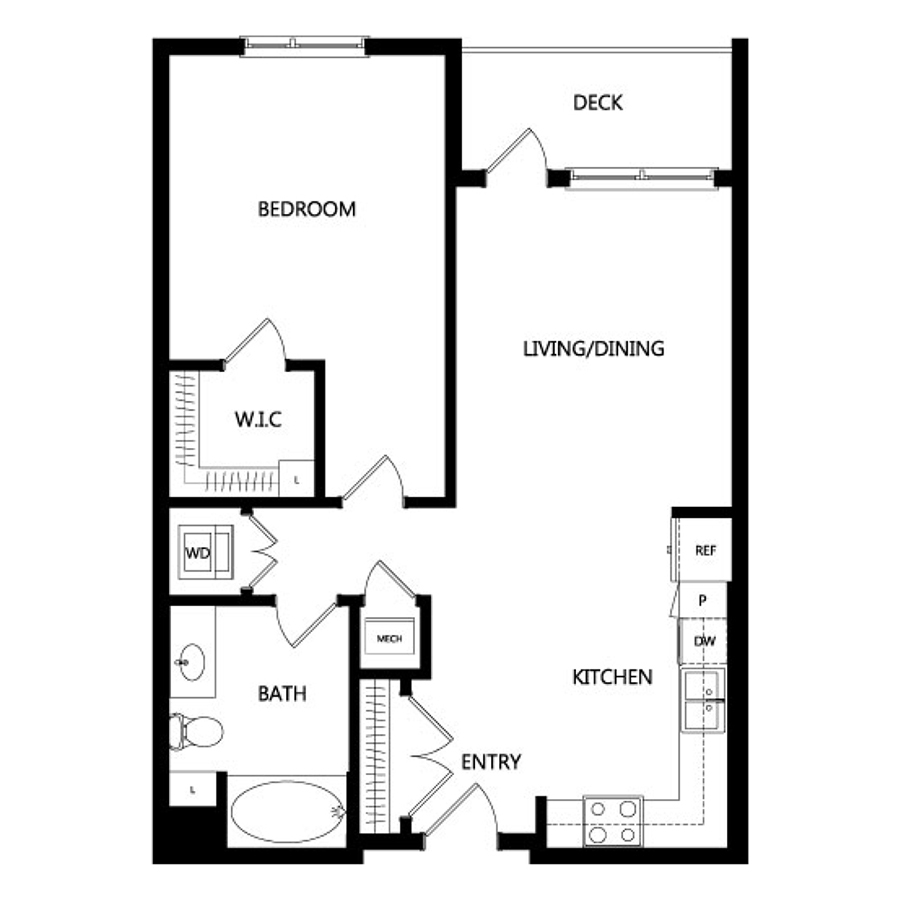 A1 floor plan