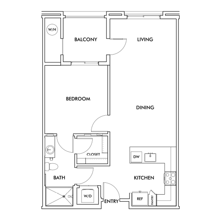 A3m1-1x1 floor plan