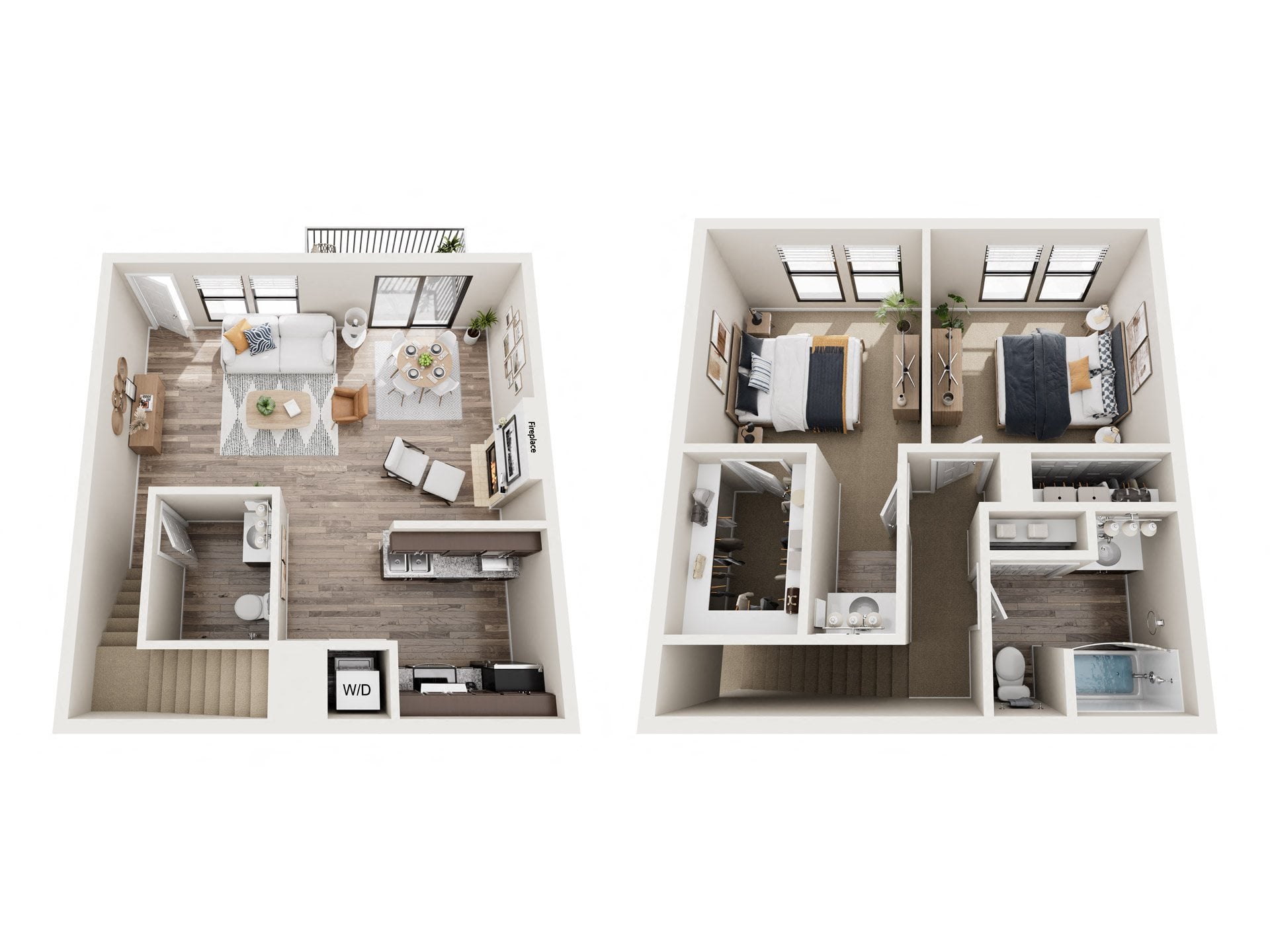 The Poplar Townhome floor plan