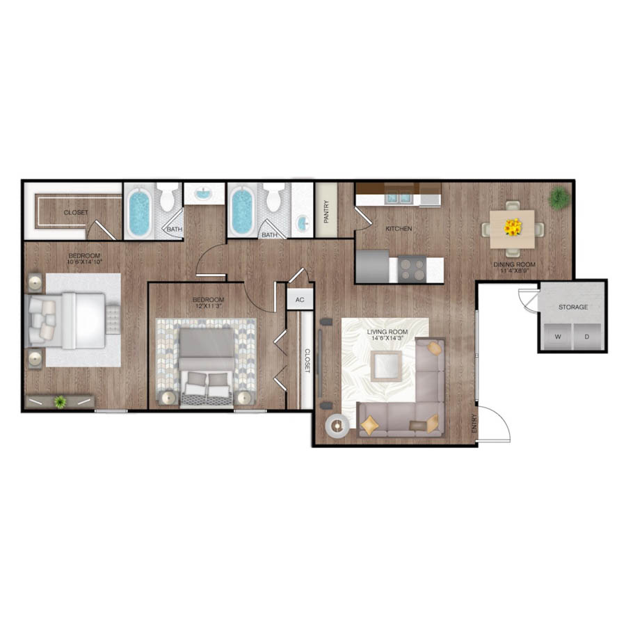 B2C floor plan