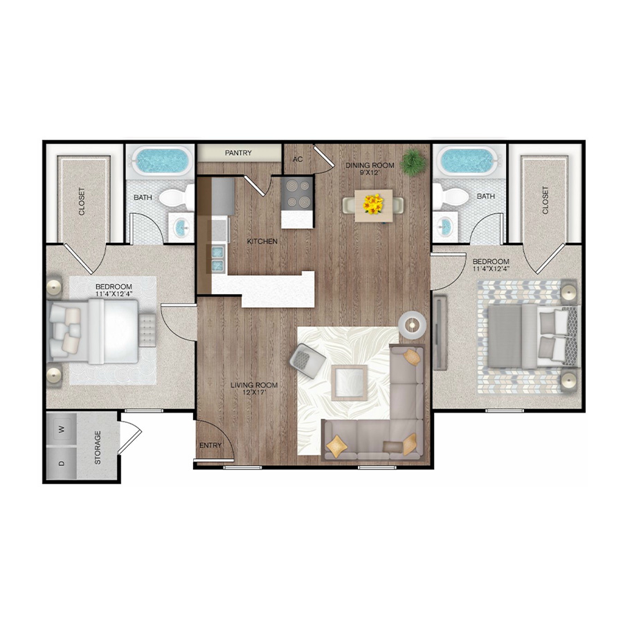 Mandolin floor plan