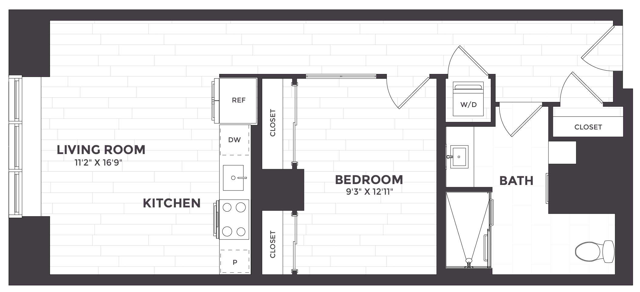 1 Bed/1 Bath-07 floor plan