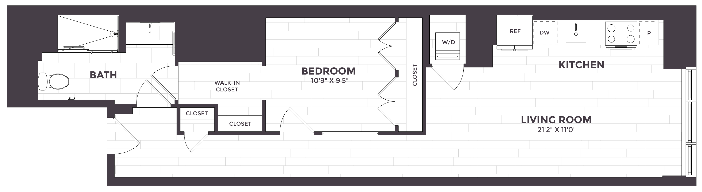 1 Bed/1 Bath-04 floor plan