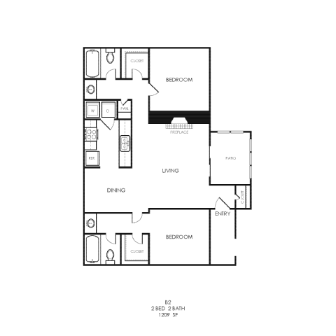 B2R floor plan