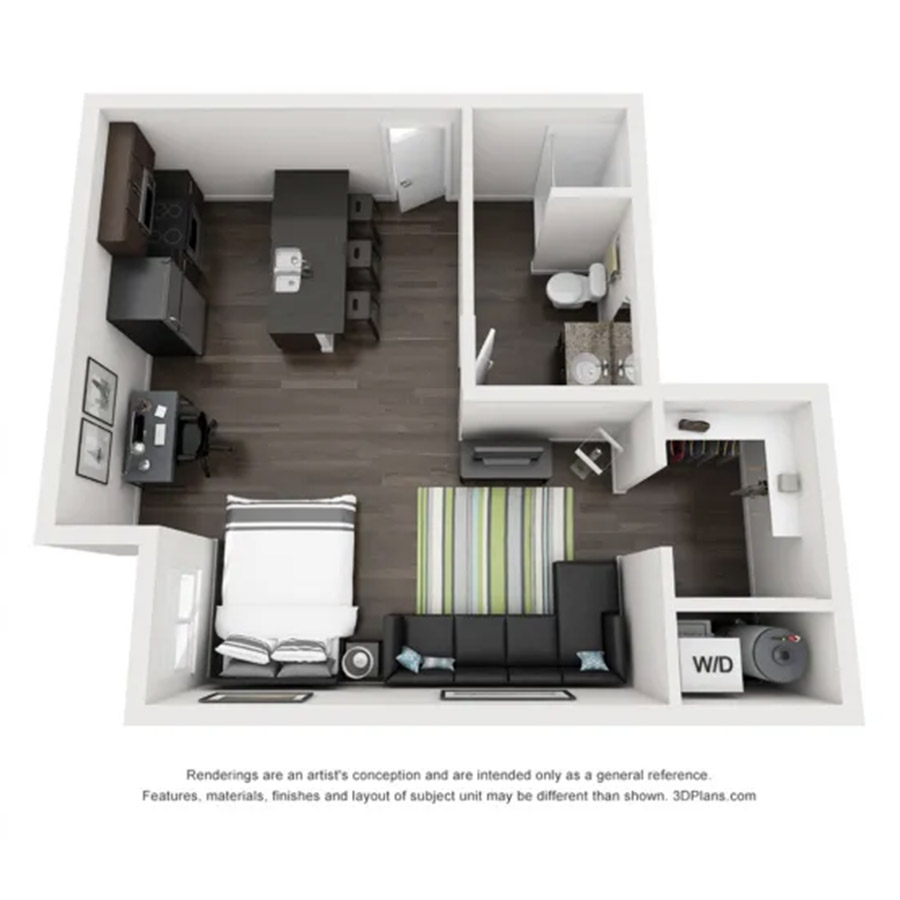Studio floor plan