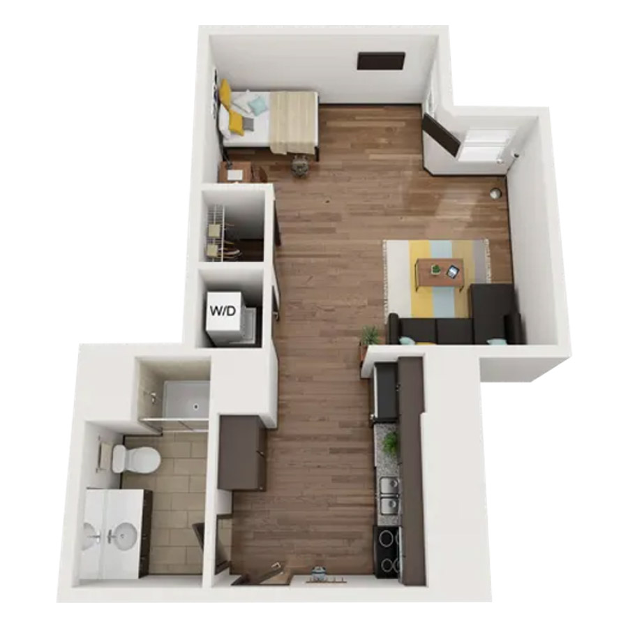 Studio floor plan