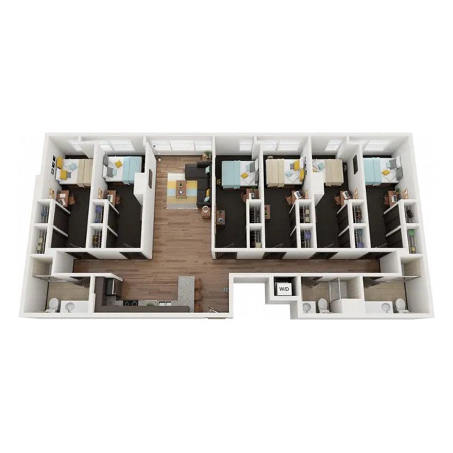 6X3 floor plan