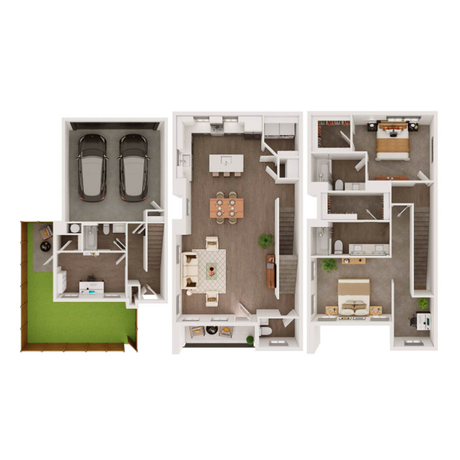 TH2 floor plan
