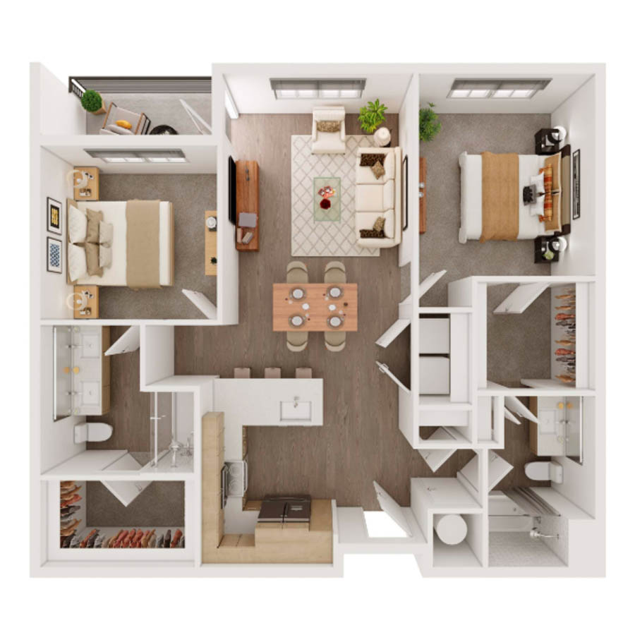 B1P floor plan