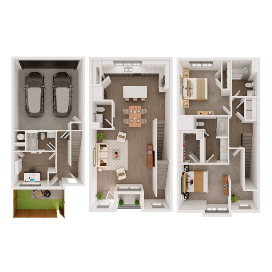 TH1P floor plan