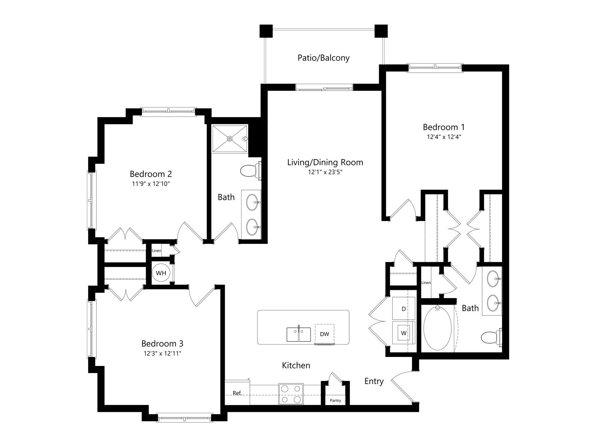 Edinburg floor plan