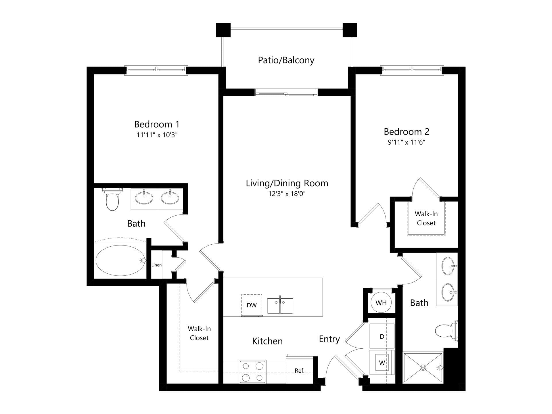 Waterford floor plan