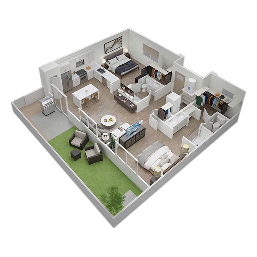 Elevate floor plan