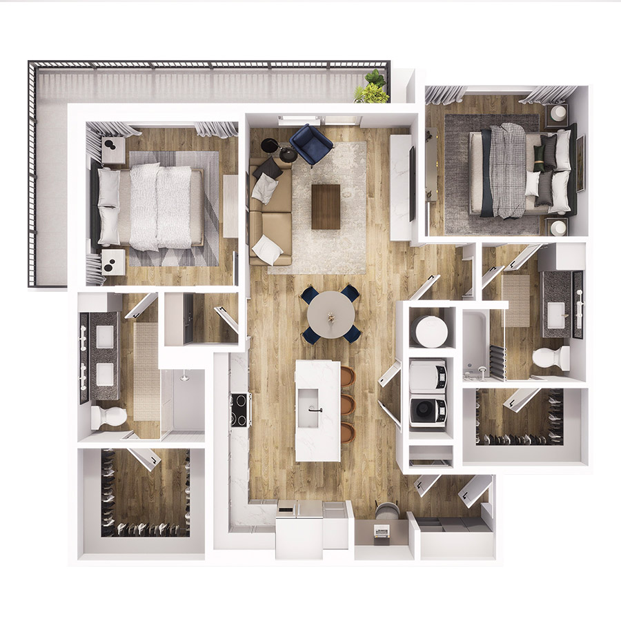 B2 floor plan