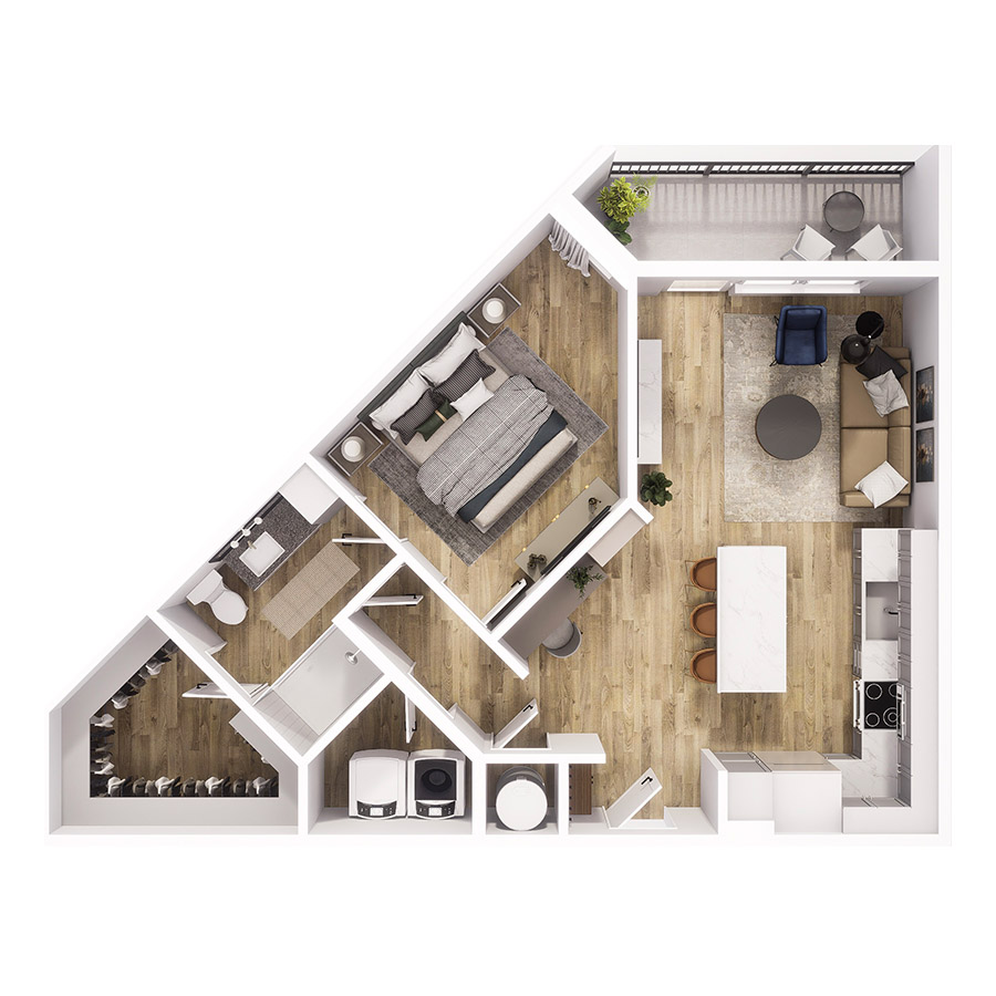 A2 floor plan