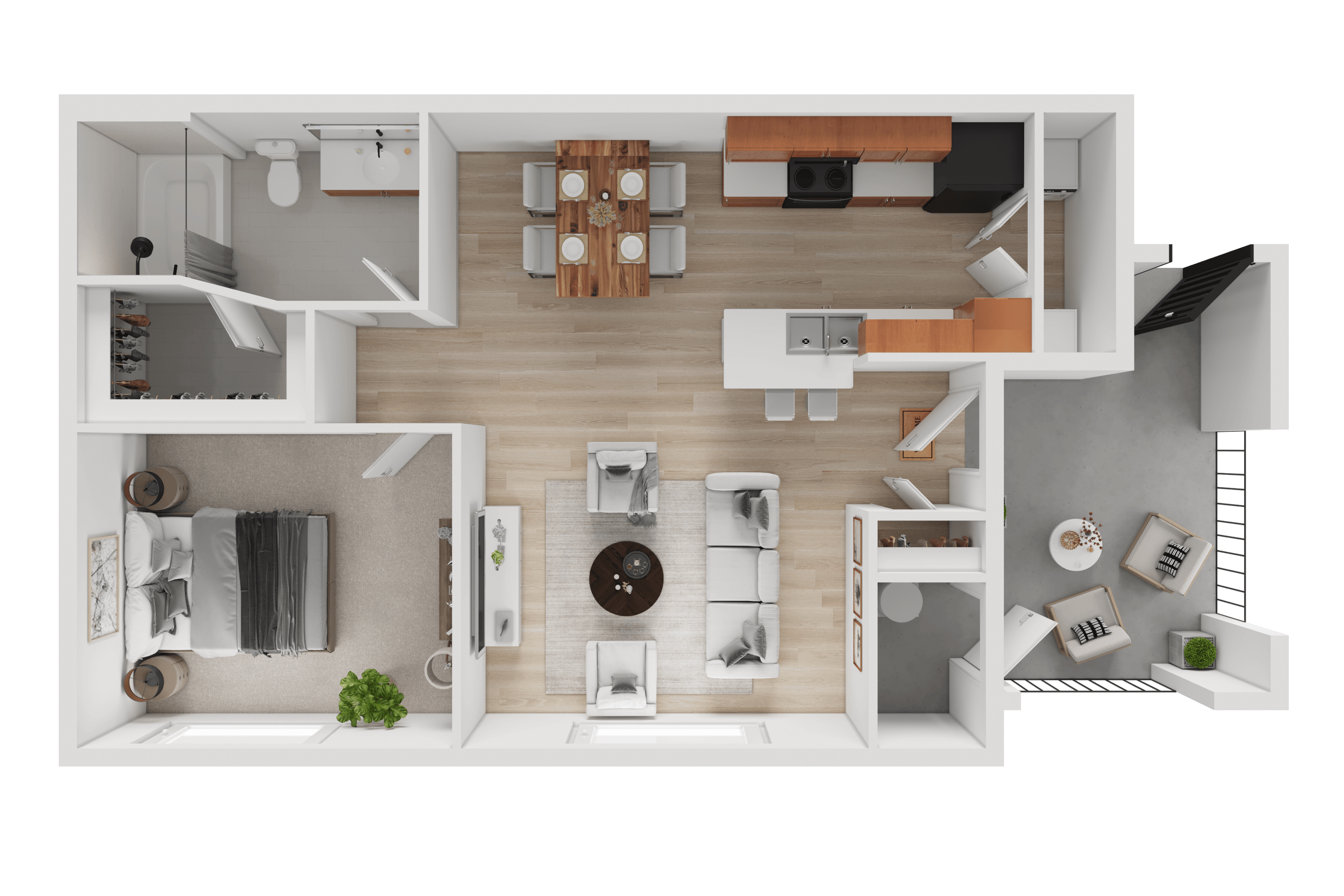 A1 floor plan