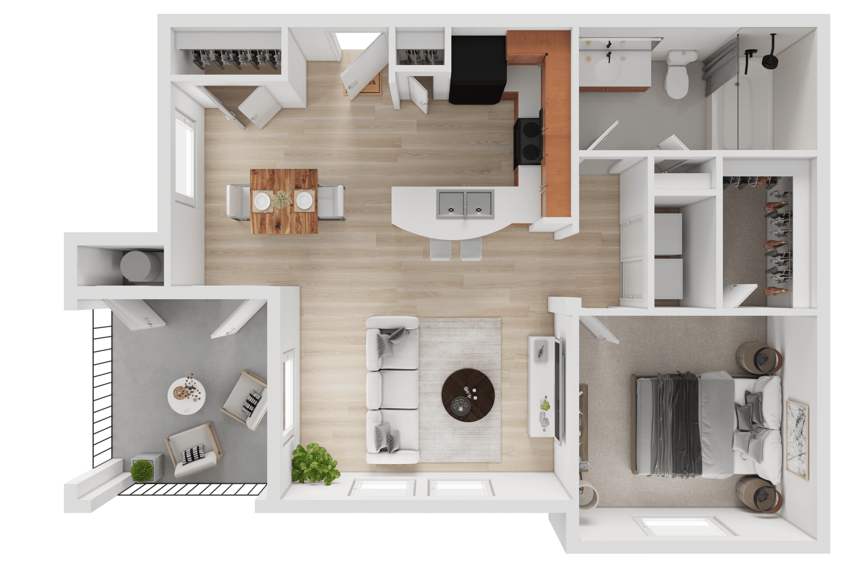 A2 floor plan