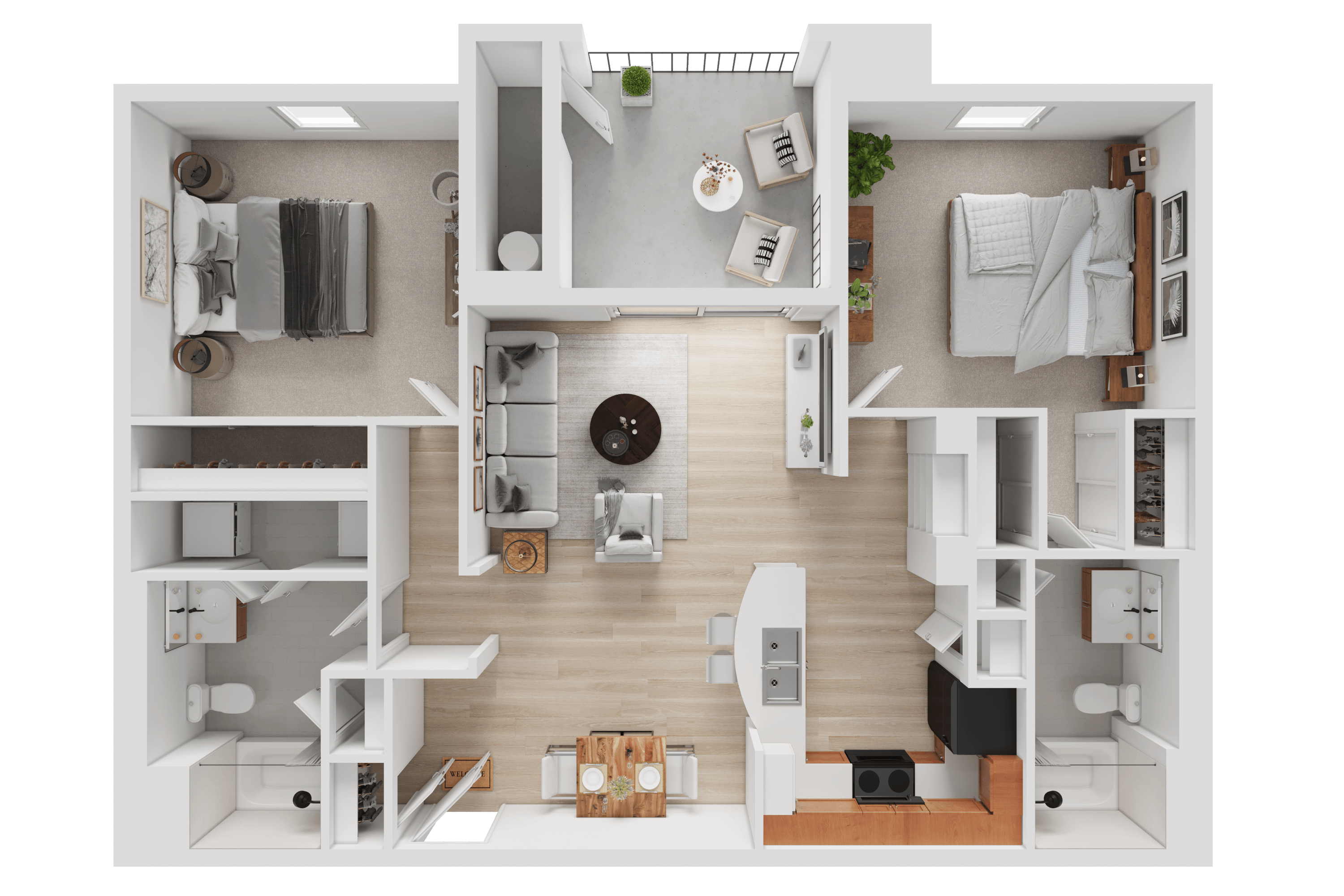 B2 floor plan