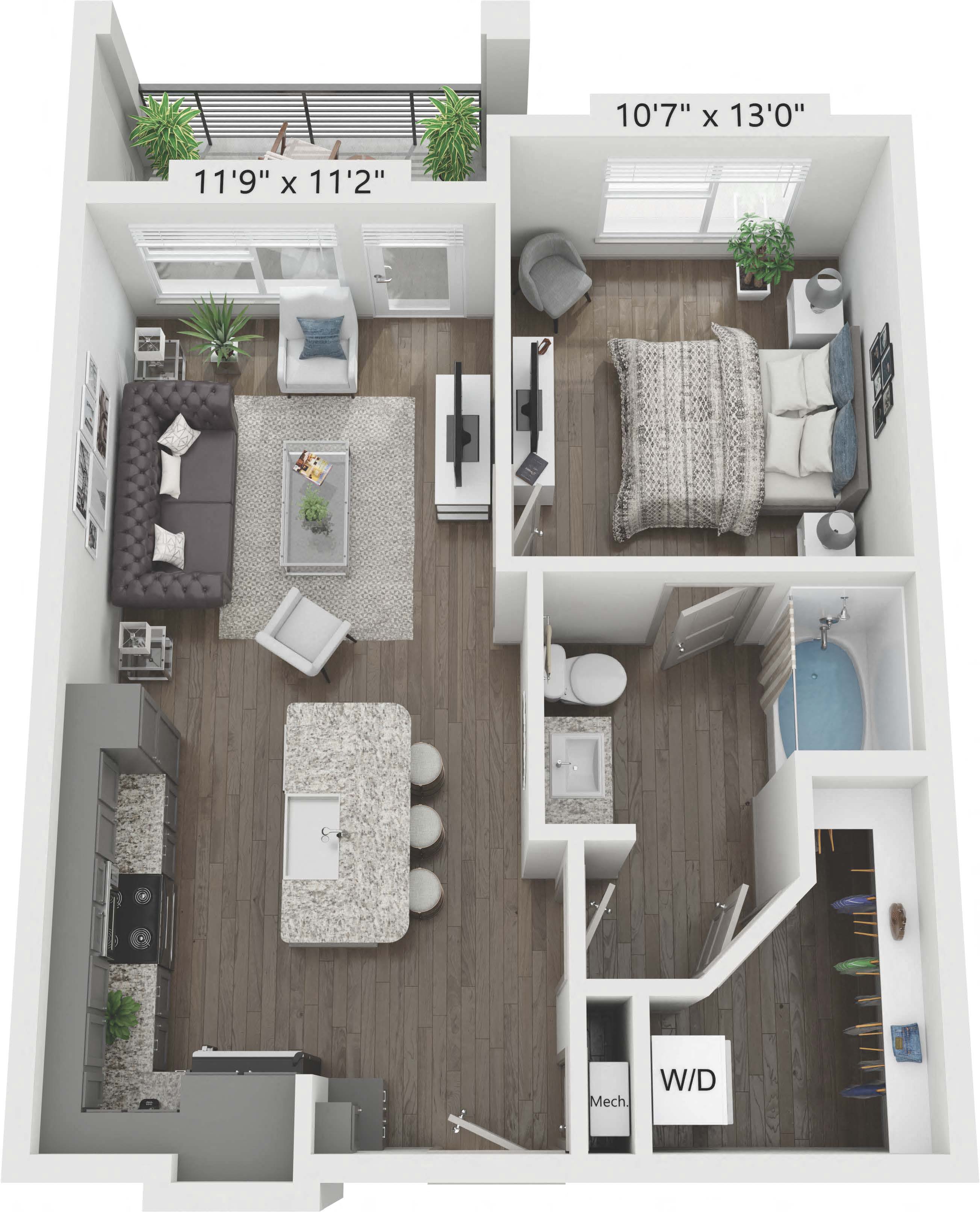 A2 floor plan