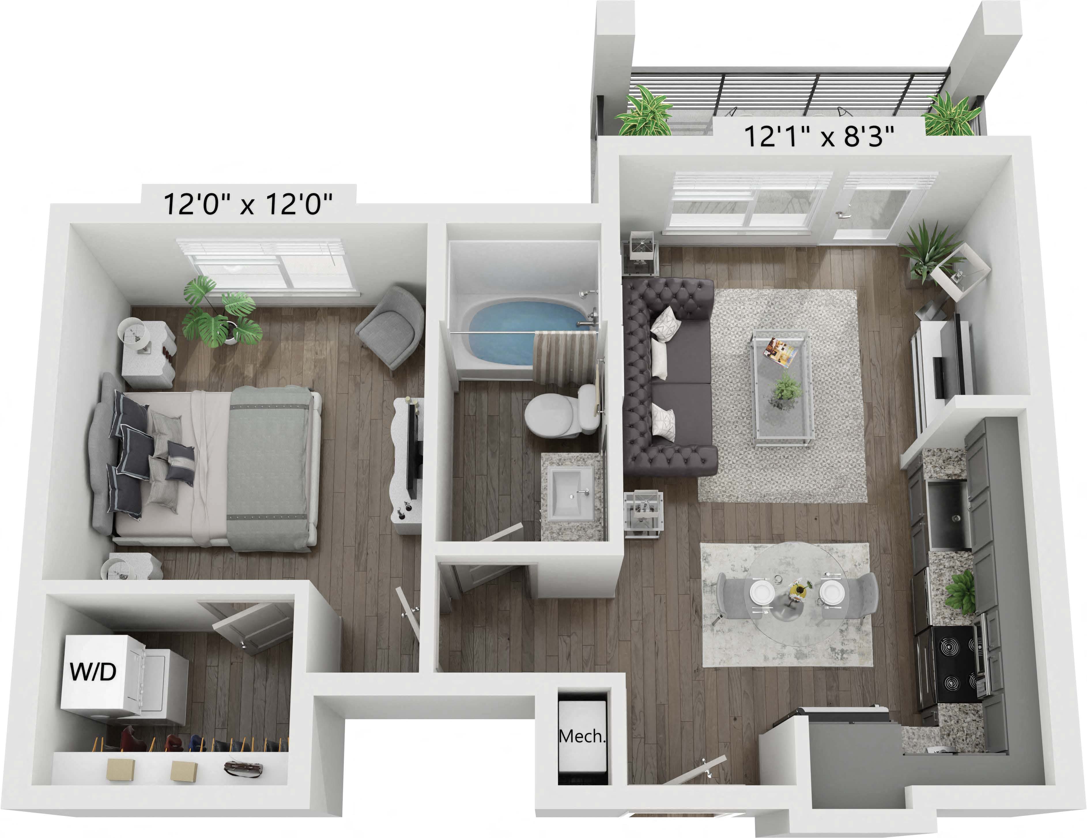 A1 floor plan
