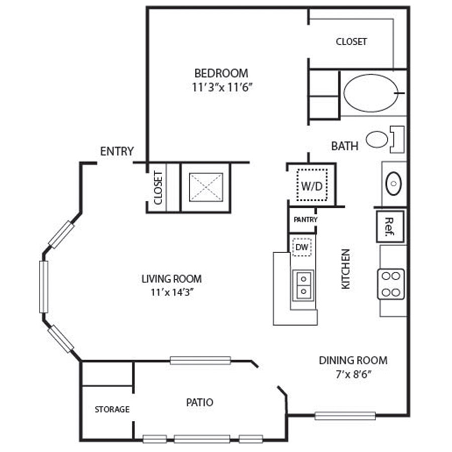 A1 floor plan