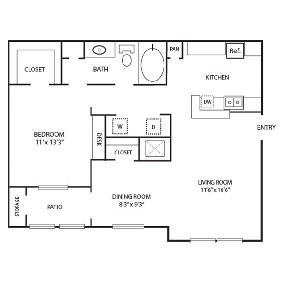 A2 floor plan