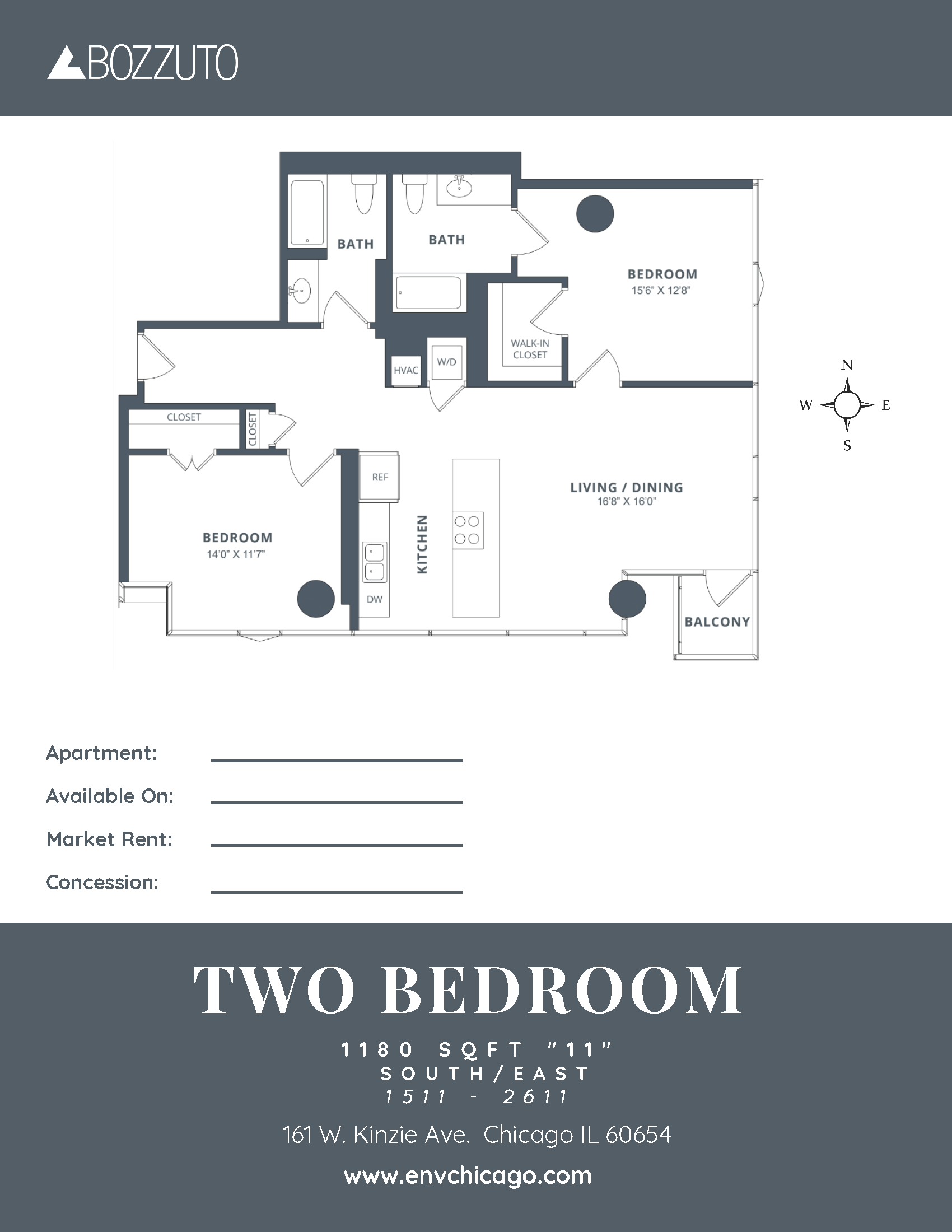 Unit 2111 floor plan