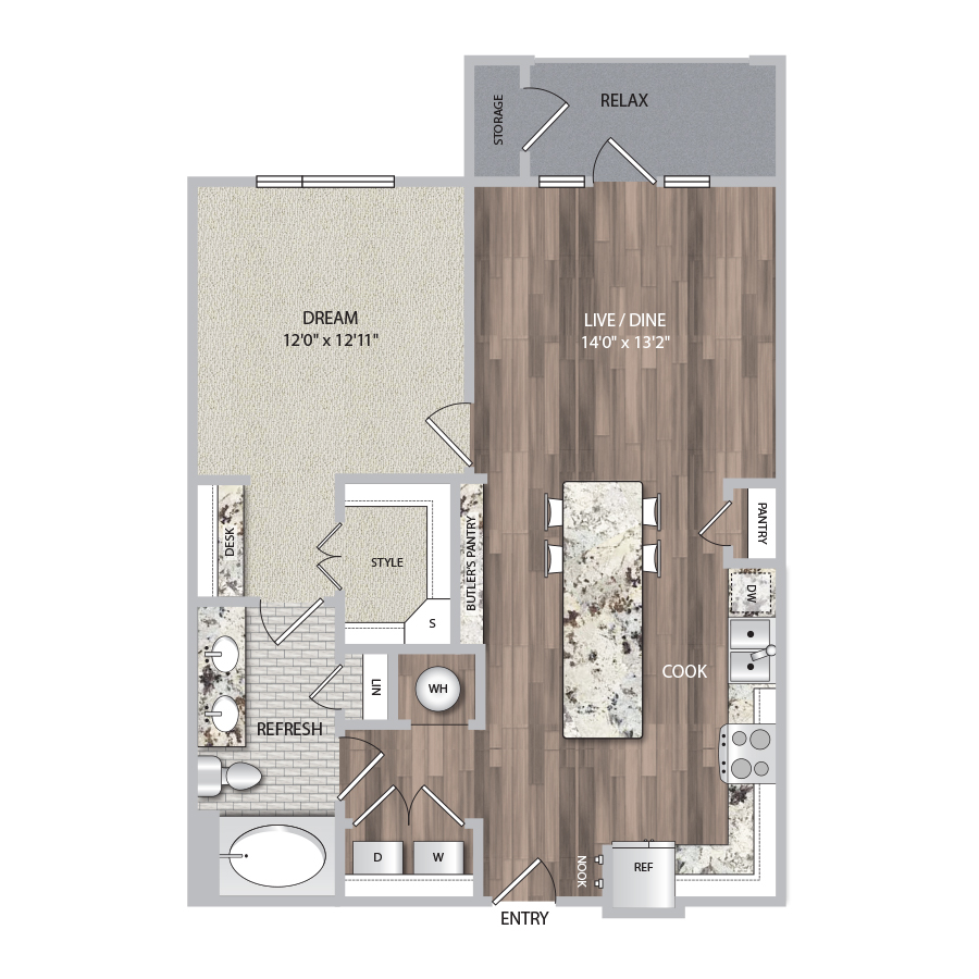 A6 floor plan