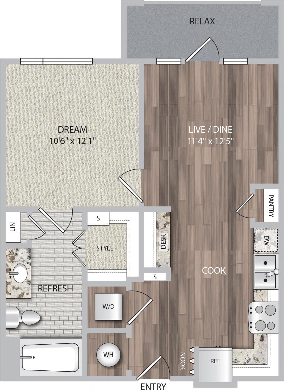 A1 floor plan