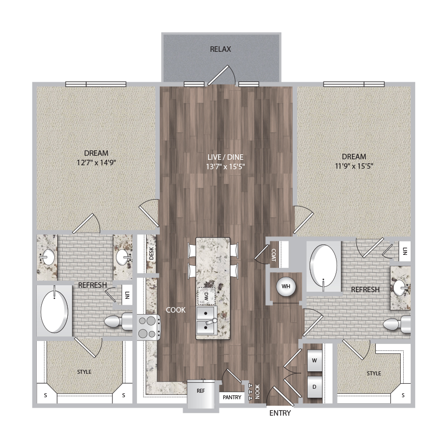 B2 floor plan