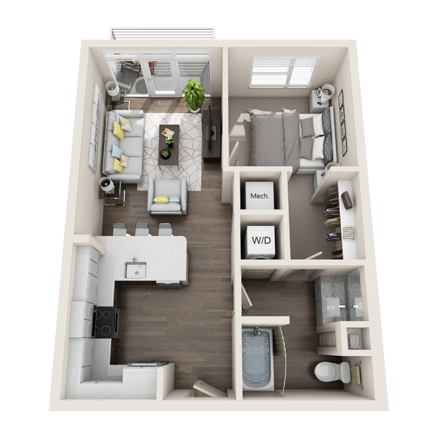A2 floor plan