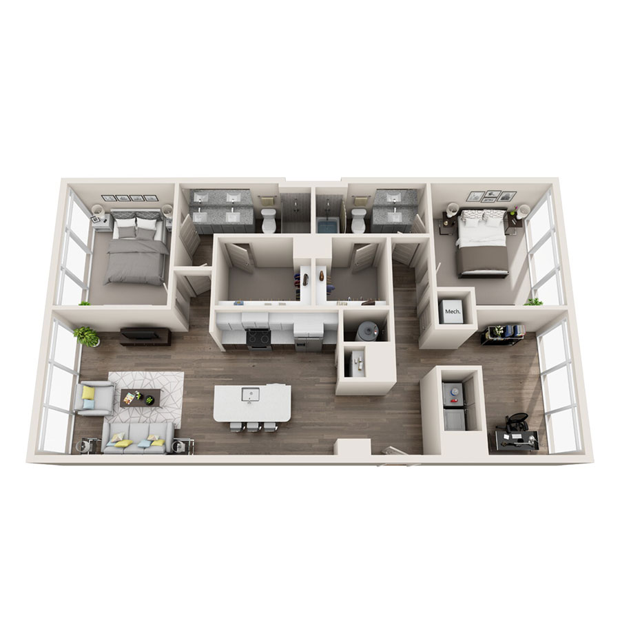 B4 floor plan