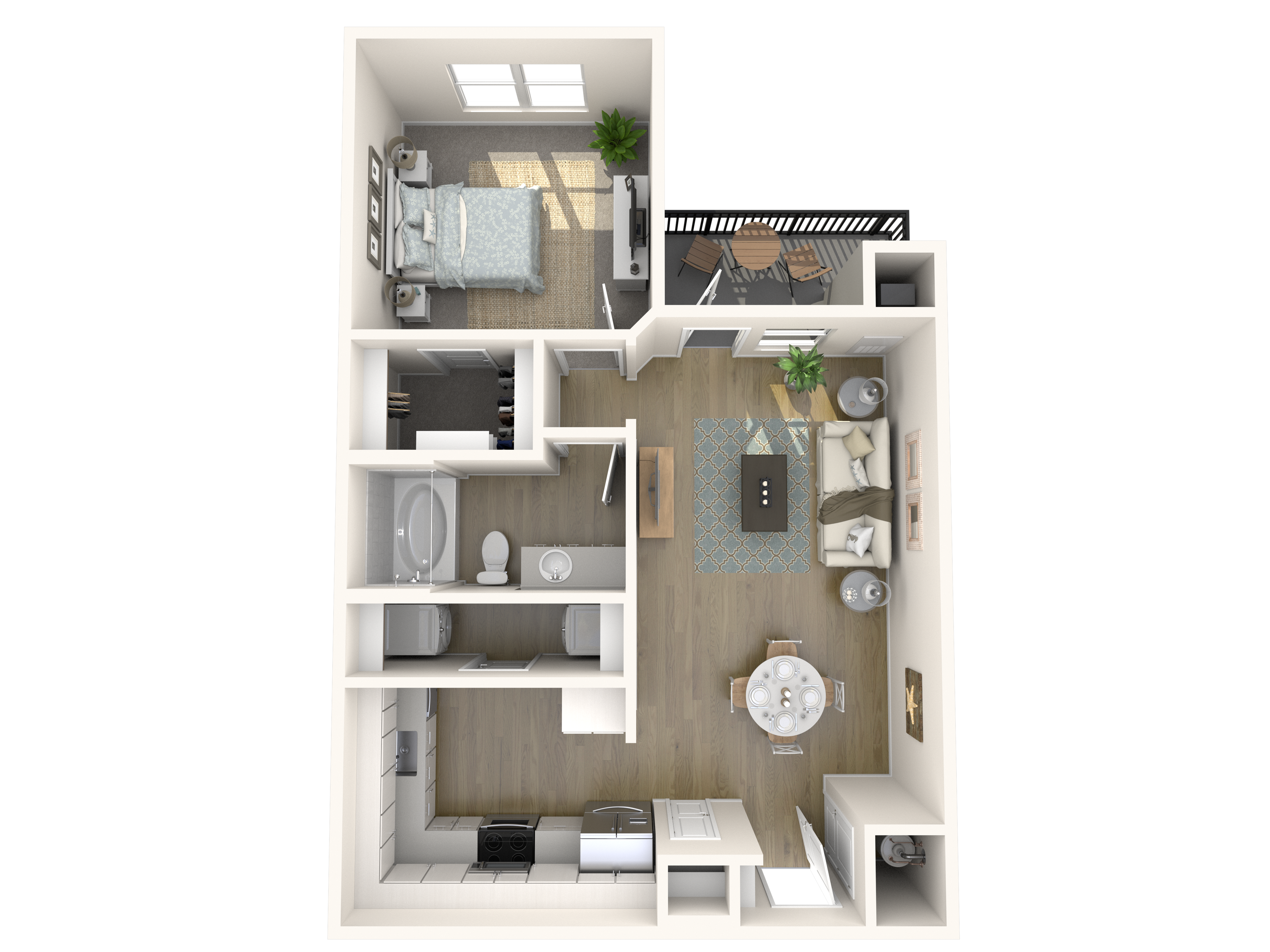 A1-A floor plan