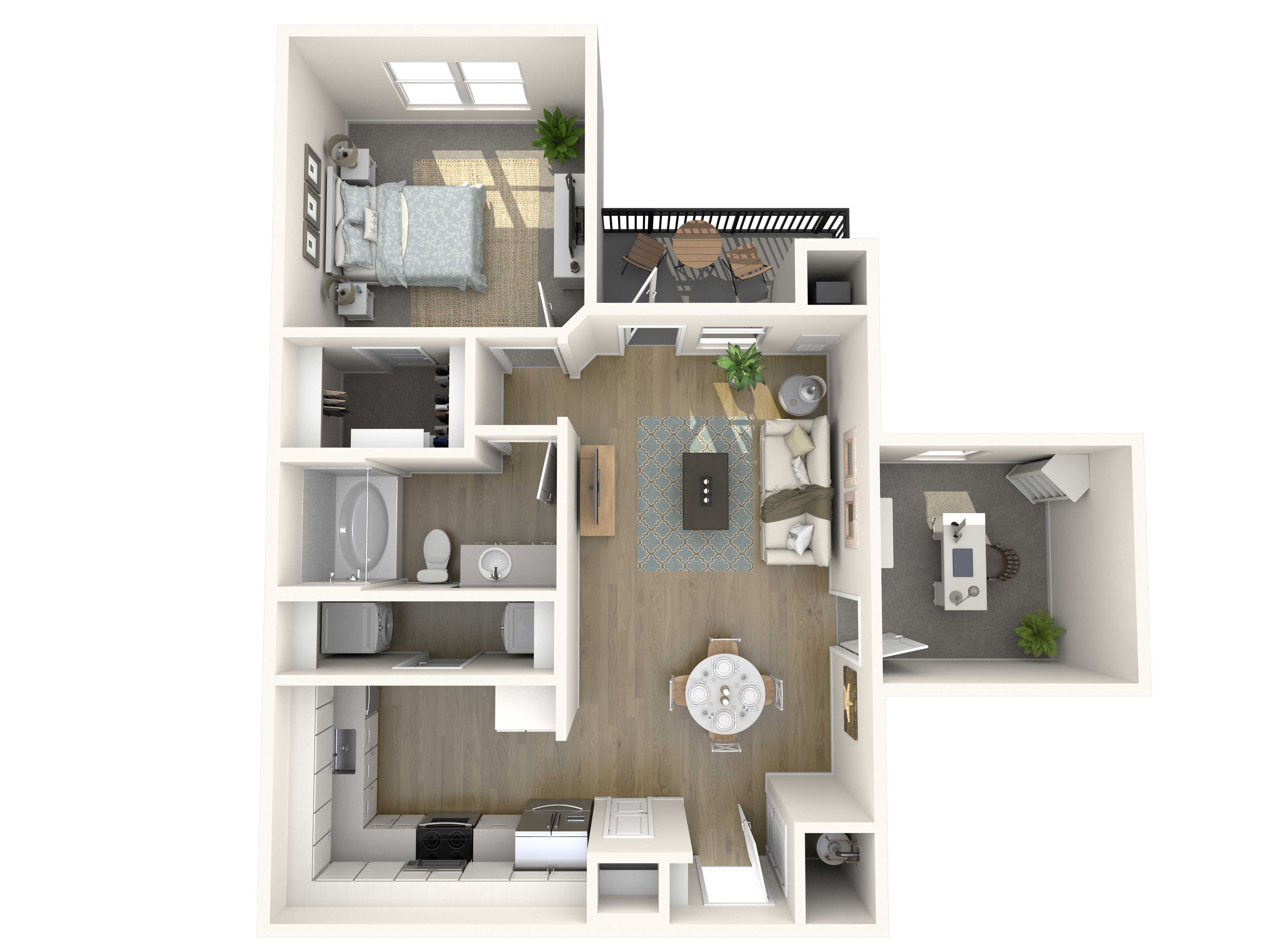 A3-D floor plan