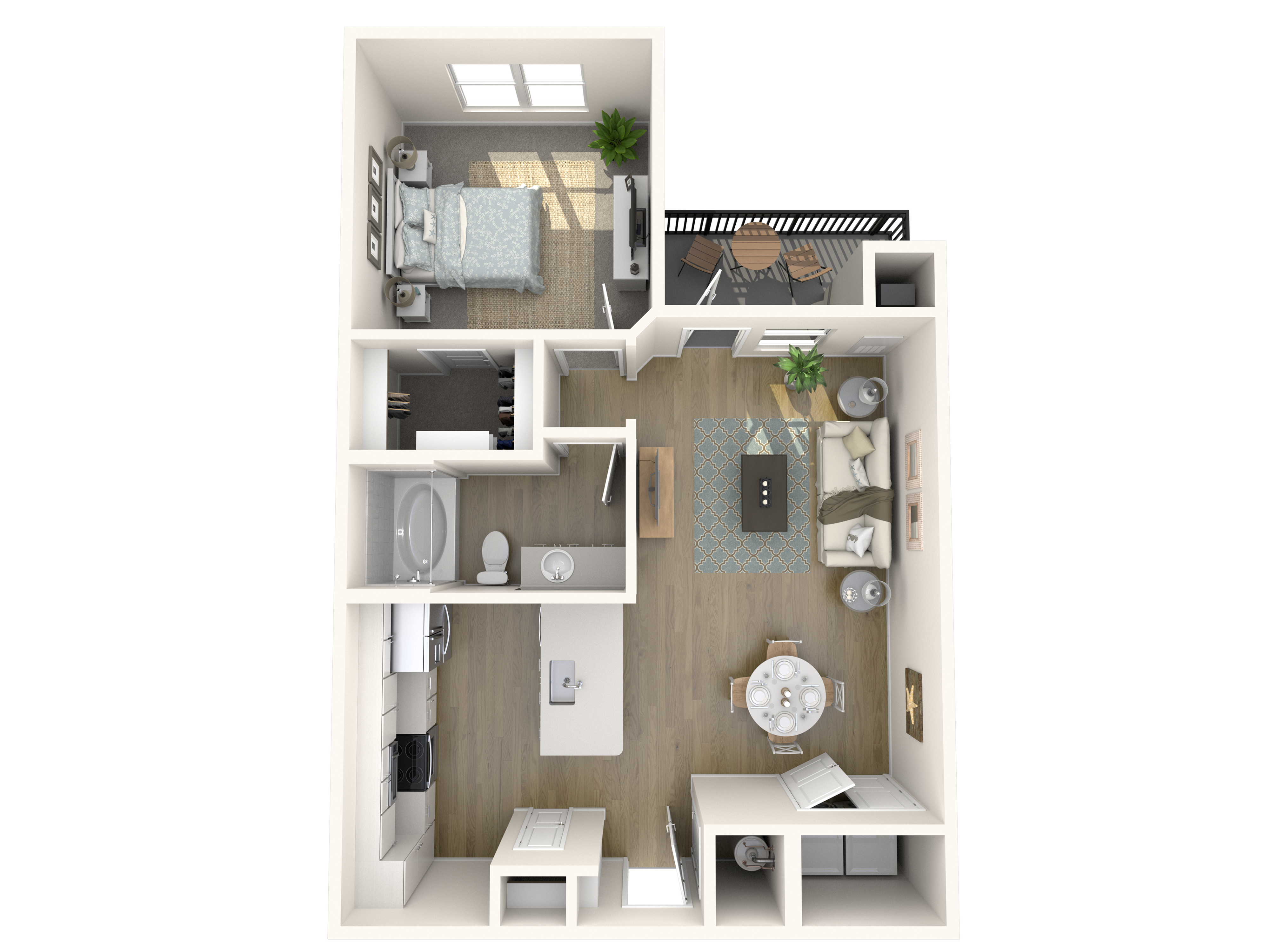 A1-B floor plan