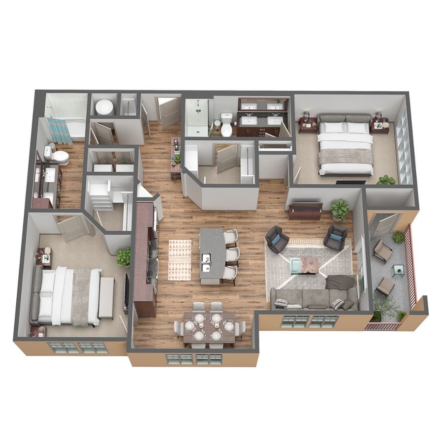 B4 floor plan
