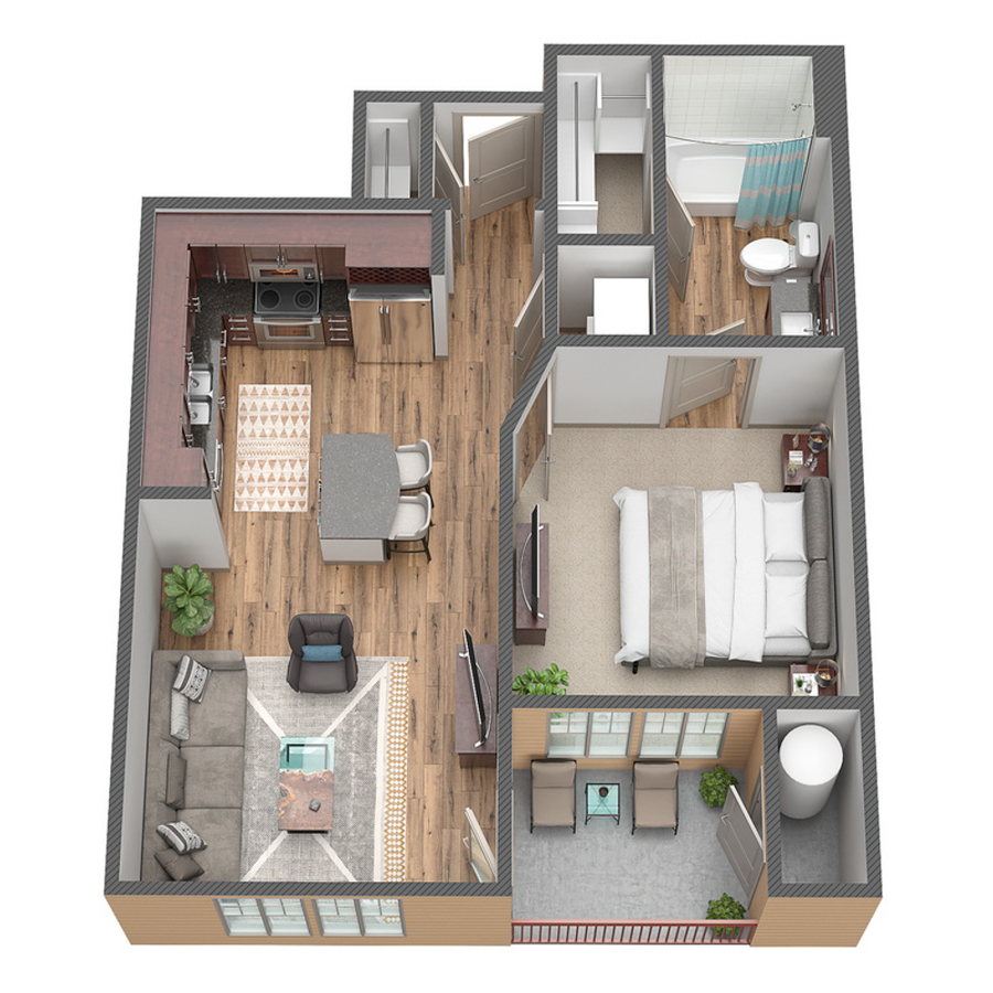 A1 floor plan