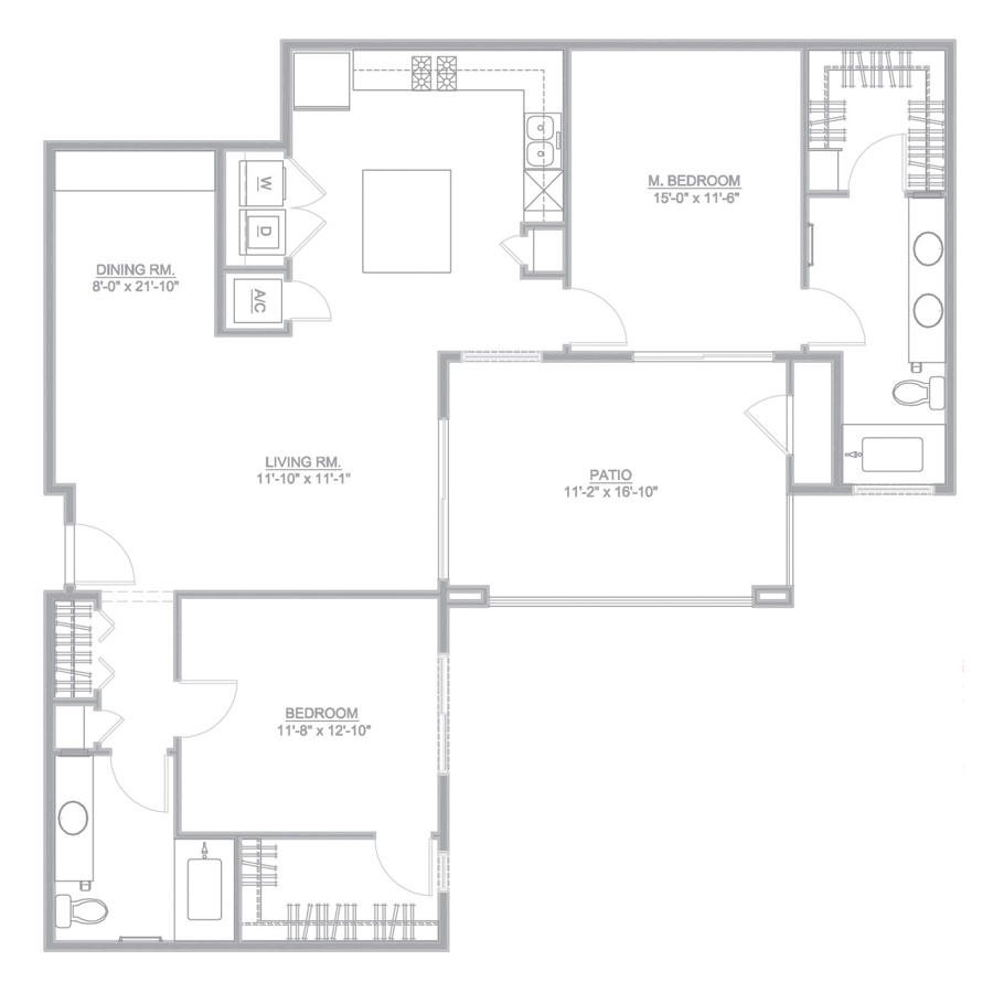 Manhattan floor plan