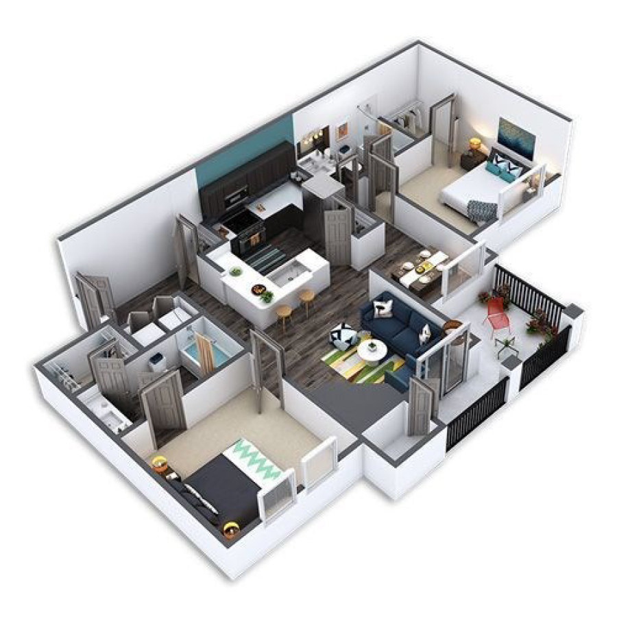 B2 floor plan